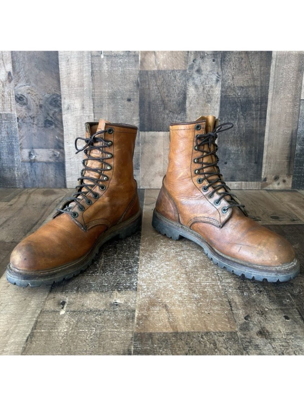 Red Wing 899 Soft Toe Lace Up Work Boots Mens 10 D - Picture 9 of 12